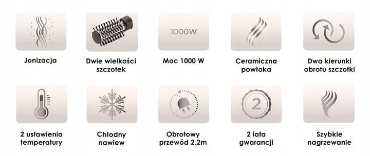 Lokówko-suszarka obrotowa Babyliss AS962E zdjęcie 8