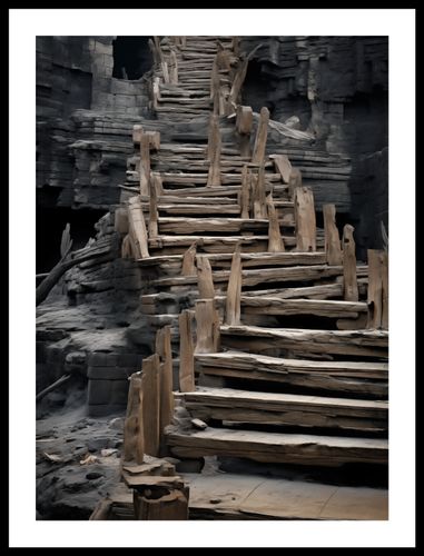 Plakat 40x55cm Schody do Nieznanego na Arena.pl