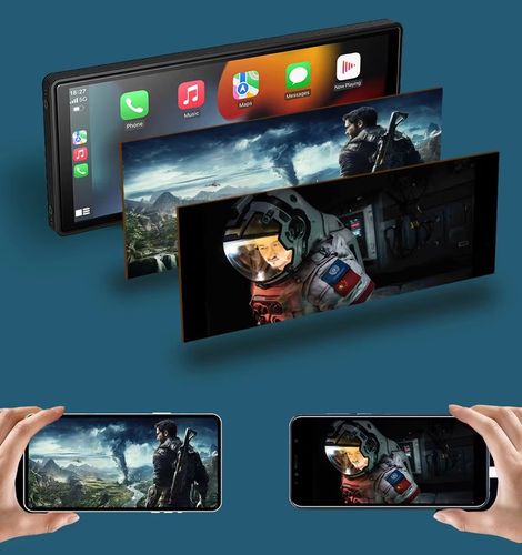 STACJA MULTIMEDIALNA MONITOR RADIO SAMOCHODOWE ANDROID AUTO CARPLAY na Arena.pl