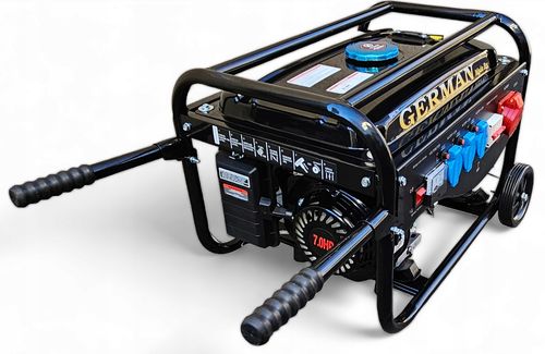 AGREGAT PRĄDOTWÓRCZY A8 5,2kW KOŁA MIEDŹ prądu AVR+ MIEDZIANY STOJAN GERMAN na Arena.pl