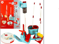 DUŻY ZESTAW DO SPRZĄTANIA ROBOT SPRZĄTAJĄCY, MOP, ODKURZACZ PIONOWY.Efekty