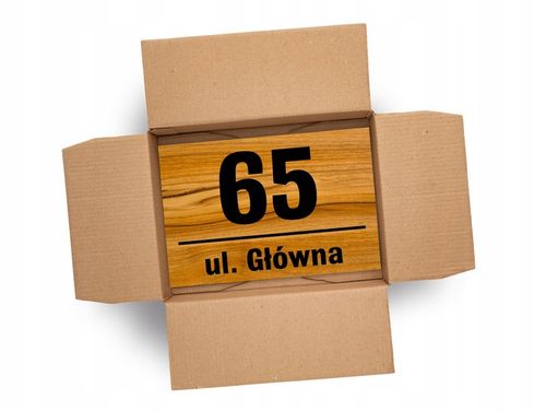 Tabliczka Tablica ADRESOWA ALUMINIOWA Numer domu na Arena.pl