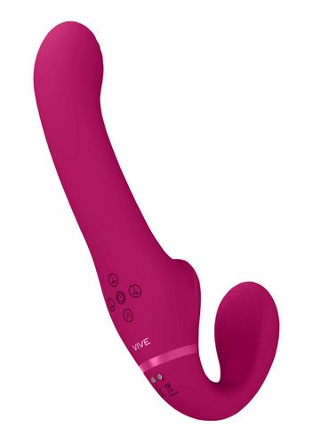 ai   dual vibrating & air wave tickler strapless strapon na Arena.pl