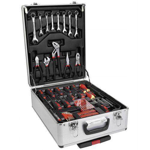 Zestaw narzędzi w walizce aluminiowej 1050 elementów walizka na kółkach na Arena.pl