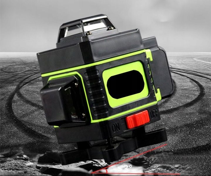 POZIOMNICA LASEROWA LASER KRZYŻOWY 4D 360 + STATYW 16 linii laserowych zdjęcie 9