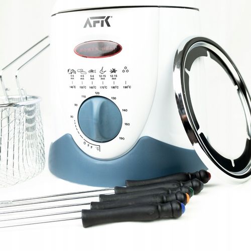 FRYTKOWNICA TRADYCYJNA OLEJOWA + WIDELCE FONDUE 1L na Arena.pl