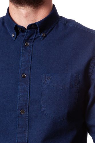 WRANGLER LS 1PKT BUTTON DOWN DARK INDIGO W5874BM1E M na Arena.pl