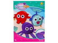 KOLOROWY ZESTAW KREATYWNYCH WYSZYWANEK DO SZYCIA MASKOTEK