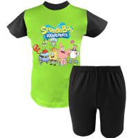Krótka Piżama dziecięca SpongeBob Kanciastoporty