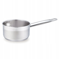 Rondel stalowy garnek z rączką 16cm 1.25L MAESTRO MR-3502-16S