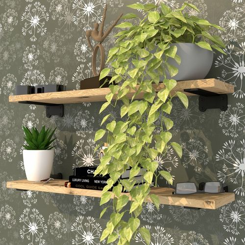 Wspornik typ T 150 mm, uchwyt półki drewnianej podpórka loft, czarny na Arena.pl