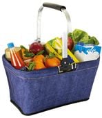 Koszyk na zakupy składany z kieszonką do 10 kg