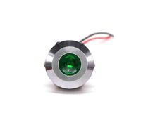 Lampka kontrolna deski rozdzielczej LED kolory 14mm Zielony