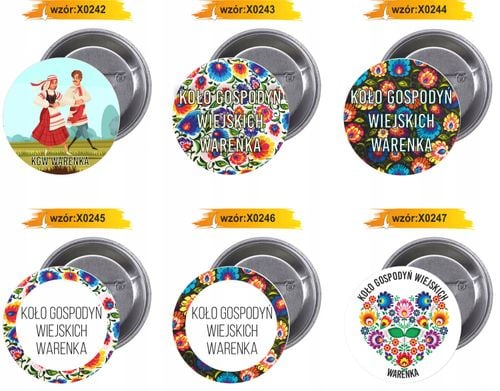 Przypinki buttony KGW WARENKA HIT na Arena.pl