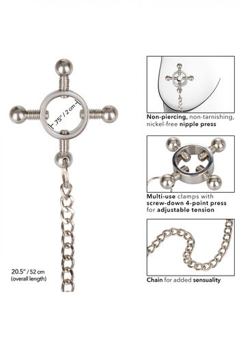 4 point nipple press w chain black na Arena.pl