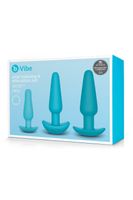 zestaw treningowy anal education set blue b-vibe