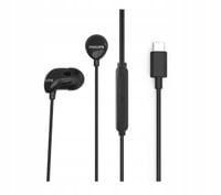 SŁUCHAWKI DOUSZNE USB-C - PRZEWODOWE - CZARNE - PHILIPS