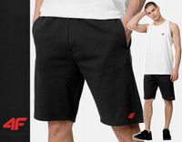 KRÓTKIE SPODENKI MĘSKIE 4F DRESOWE SPORTOWE M496 BAWEŁNIANE NA CO