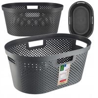 Kosz na Pranie do Magla Ciemny Szary 40L Infinity Curver