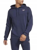 BLUZA męska REEBOK Z KAPTUREM HA9274 granatowa kangurka XL