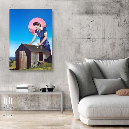 Obraz na płótnie – Canvas, Prasowanie 70x100 na Arena.pl