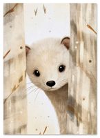 Plakat dla dziecka łasica 70x100 cm