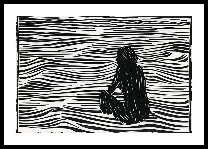 Plakat 45x30cm Złożone Fluidalne Linie zdjęcie 3