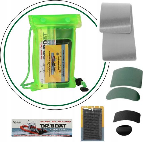 Zestaw Naprawczy Klej PCV Płynna Lata +6 Łat+Siatka Do Deski SUP PONTONU na Arena.pl