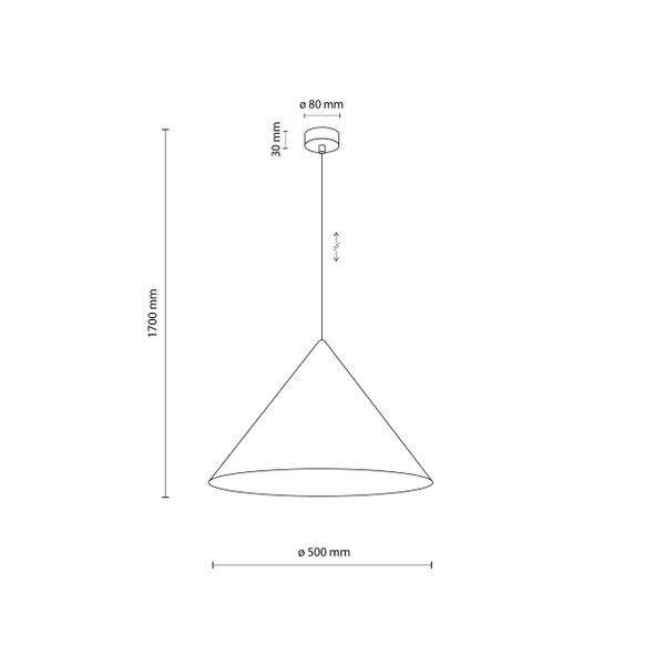 CONO BRICK LAMPA WISZĄCA 1 XL zdjęcie 1