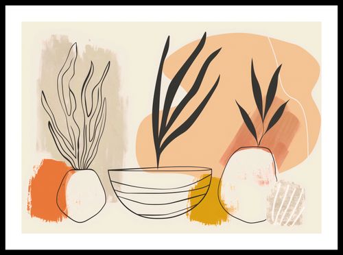 Plakat 59,4x42cm Szkice Botaniczne na Arena.pl