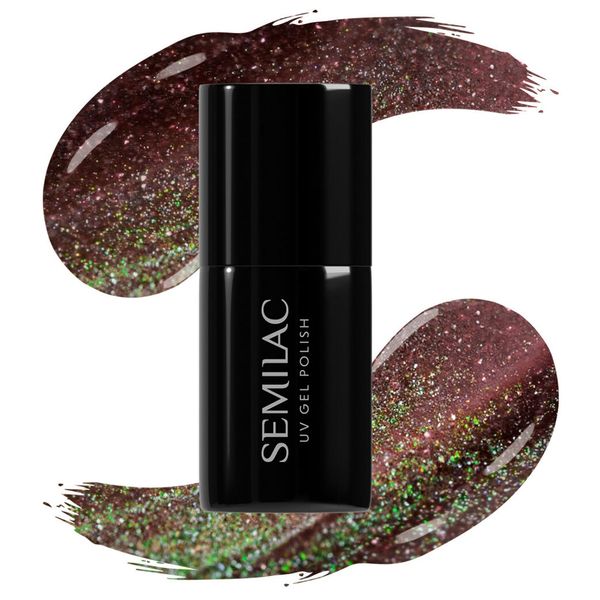 SEMILAC Lakier hybrydowy 824 Digital Red 7ml zdjęcie 1