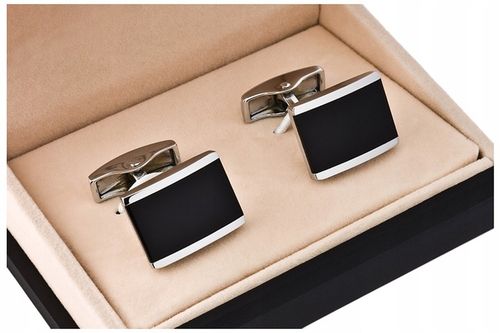 Spinki do Mankietów Koszuli Męskie + PUDEŁKO c04 na Arena.pl