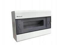 ROZDZIELNICA MODUŁOWA NATYNKOWA 1x12 N+PE IP40 Z KLAPKĄ