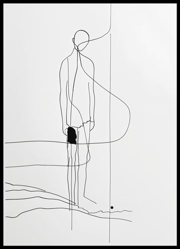 Plakat 50x70cm Samotna Wędrówka na Arena.pl