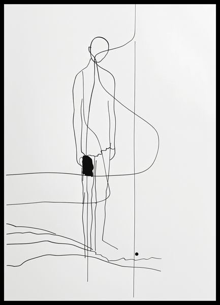 Plakat 50x70cm Samotna Wędrówka zdjęcie 2