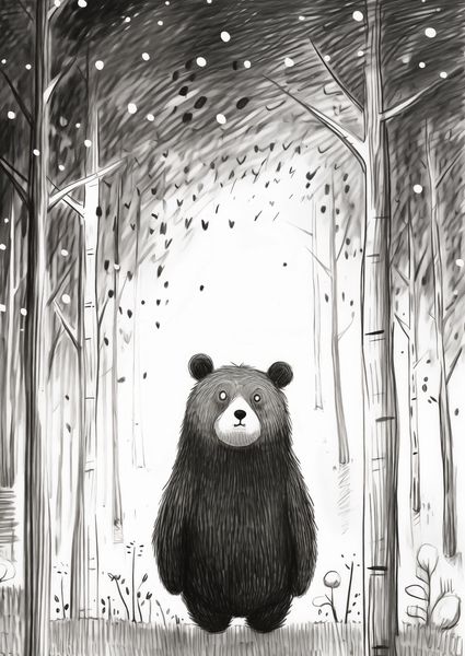 Plakat 42x59,4cm Ciekawski Miś zdjęcie 1