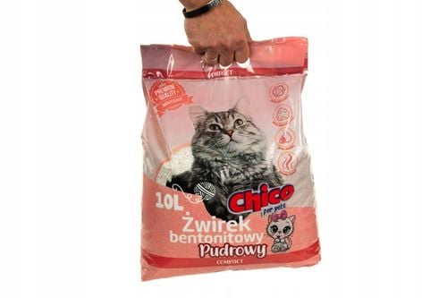 Żwirek Dla Kota Bentonitowy Drobny Zbrylający Compact Pudrowy 10L na Arena.pl