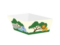 Pudełka na chipsy Safari dzikie zwierzątka dżungla 4 szt.