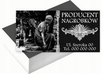 Wizytówki firmowe 200 szt duży wybór wzorów PRODUCENT NAGROBKÓW
