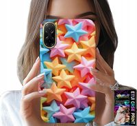 ETUI DO XIAOMI POCO X7 PRO 5G - KOLOROWE GWIAZDKI GWIAZDA FUTERAŁ +FOLIA