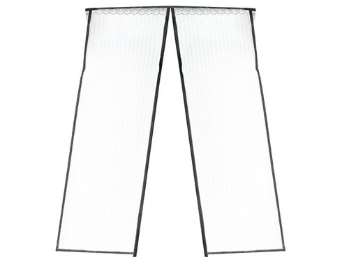 Moskitiera Siatka Magnetyczna Na Drzwi 85X210Cm Czarna na Arena.pl