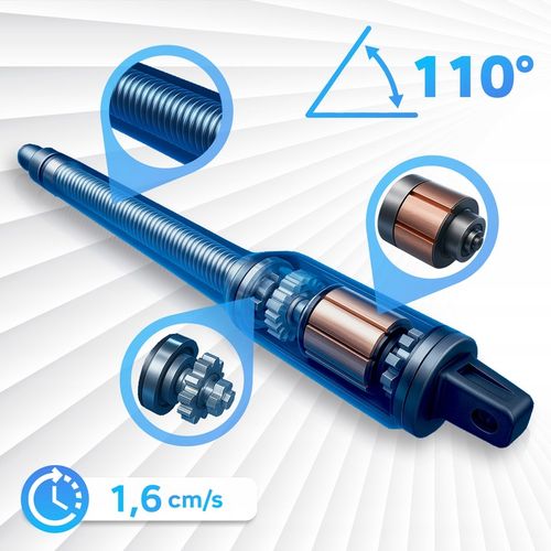 Napęd bramy dwuskrzydłowej WIFI ZESTAW 2x2m 400kg + 4 piloty + lampa LED na Arena.pl