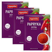 Appetita Papryka ostra mielona 20 g x 3 sztuki