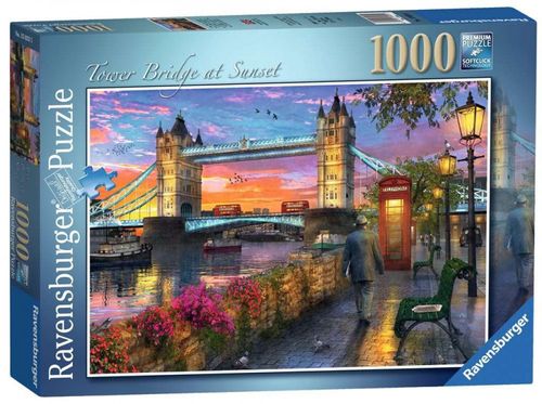 Puzzle 1000 Elementów Zachód Słońca Nad Tower Bridge na Arena.pl