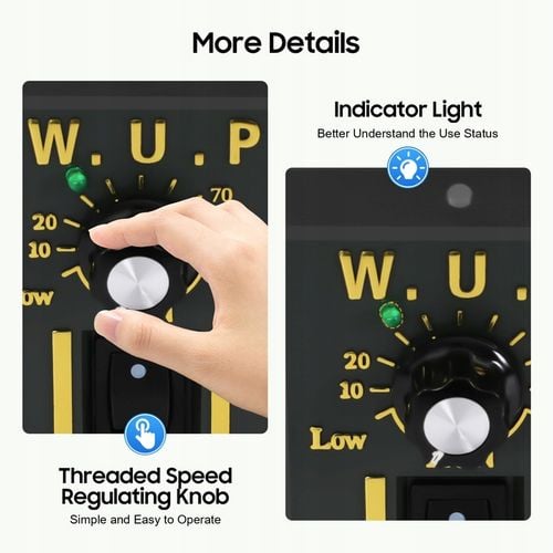 Silnik regulacji prędkości 40W 20K + regulator prędkości - 220V na Arena.pl