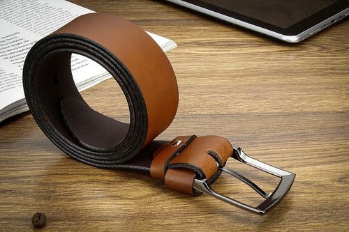 Pasek Skórzany Gracio Koniakowy Brąz Long SIZE 130 na Arena.pl