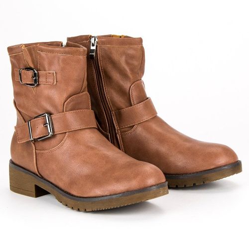 Brązowe botki bikery r.41 na Arena.pl