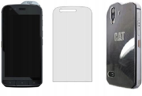 Szkło Hartowane 9H + Etui Silikonowe Do Cat S61 na Arena.pl