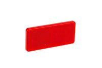 Odblask samoprzylepny 90x40 mm czerwony DOB035C