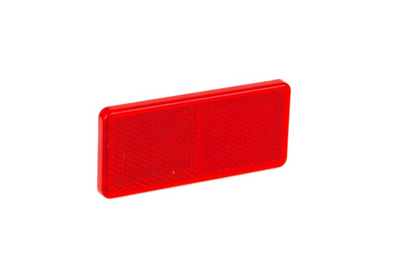 Odblask samoprzylepny 90x40 mm czerwony DOB035C zdjęcie 1